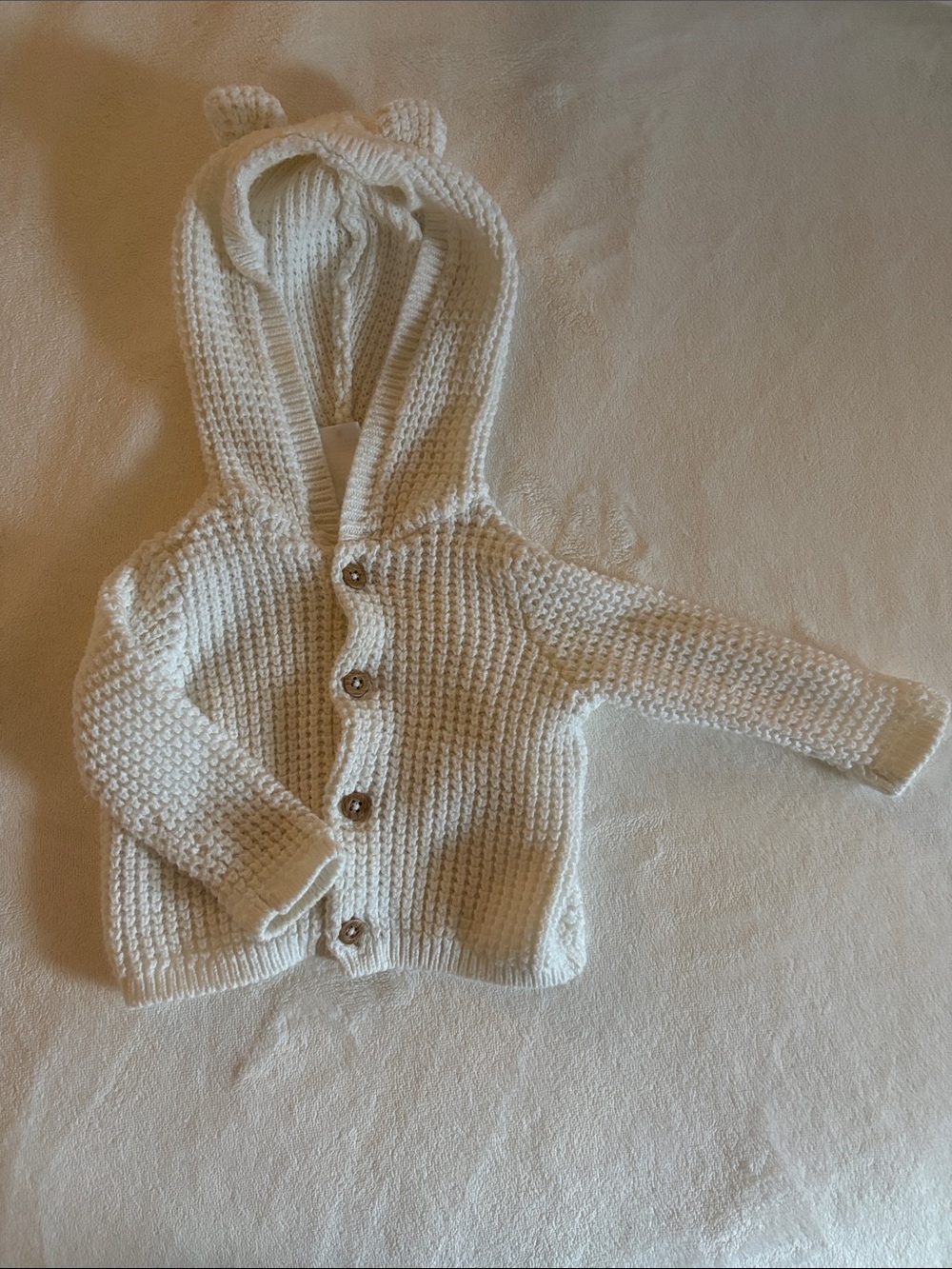 Newborn Knit hooded Cardigan